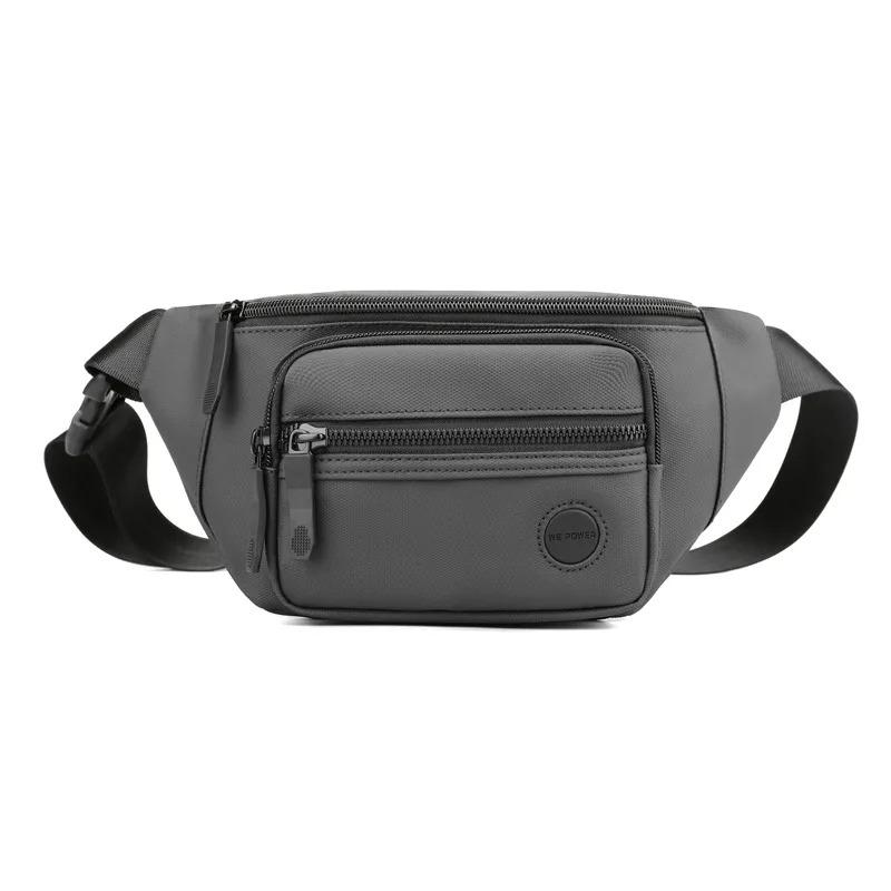Men's Travel Chest Bags Waterproof Multi-functional Waist Bag Outdoor Sports Shoulder Bag Portable Crossbody Sling Bag