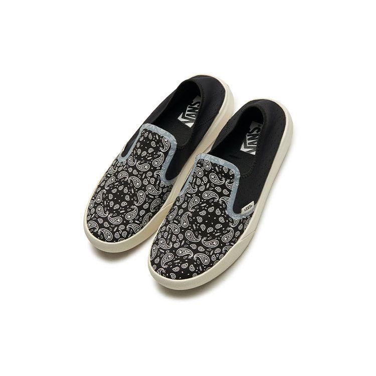 Vans Ua Comfycush One Низкие Повседневные Кеды для Скейтбординга Унисекс Черный Ананас-Цветок VN0A45J51KP