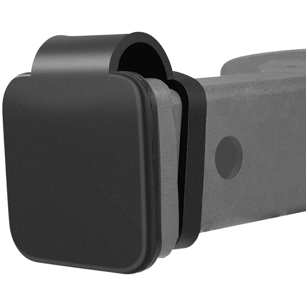 Резиновая крышка приемника прицепа универсальная 2-дюймовая крышка трубки тяговой вилки протектор съемный ремонт квадратный порт автомобильный колпачок