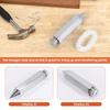 BHBL Hexagon Steel Plumb Bob General Level Plumb Bob with 4.5 M Messenger Straight Level Setter for Surveyors, Excavation