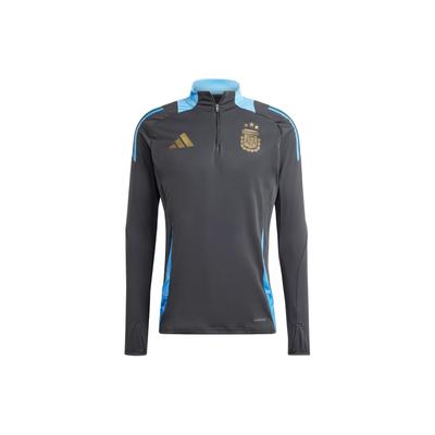 Тренировочная толстовка Argentina Tiro 24 Competition Half-Zip, мужские топы, углеродно-черный IQ0819