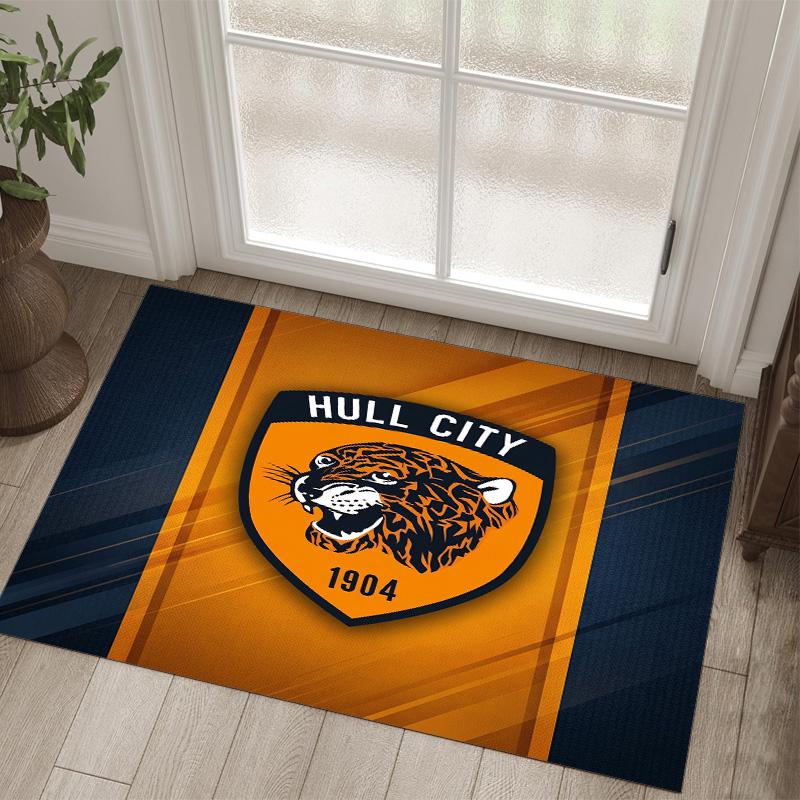 Hull FC Design Crystal Velvet Carpet Cozy Non?Slip Printed Rug For Bedroom Living Room Entrance