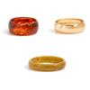Ingemark 3 Styles Y2K Boho Resin Stack Chunky Bangles for Women New Punk Geometric Irregular Arm Bracelets Jewelry Accessories