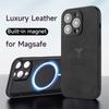 Luxury Business Suede Leather Deer Magnetic for iPhone 16 15 14 13 12 11 Pro Max Plus for Magsafe Shockproof Wireless Charging Cover