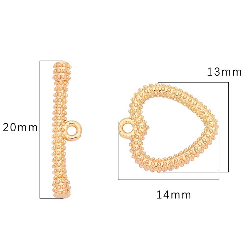 1 компл./пакет, медные застежки с пряжкой OT для DIY, ожерелье, браслет, серьги, изготовление ювелирных изделий, аксессуары для рукоделия
