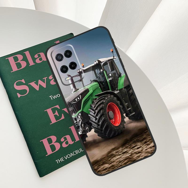 Tractor Car Case For Oppo A52 A72 A76 A96 A54 A74 A94 A54S A57S A58 A78 A98 A57 A77 A15 A16 A17 Cover
