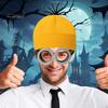 1 Set Hat Glasses Set Yellow Beanie Cartoon Character Cosplay Accessories One Size Steampunk Goggles Halloween Costume