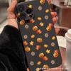 Чехол для мобильного телефона Apple iPhone16 Pro Хэллоуин с тыквой 11/12/13/14/15promax мягкий чехол 7