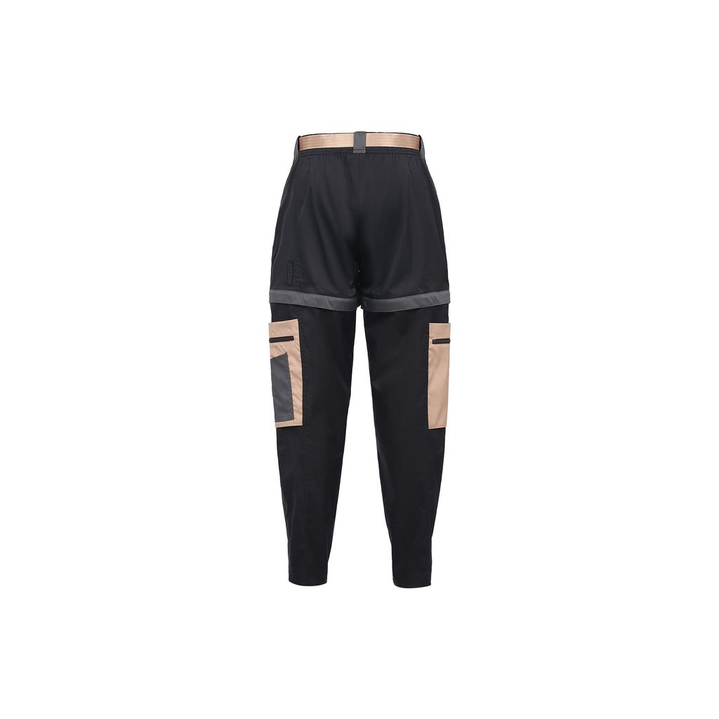 Jordan Spliced Contrast Multi-Pocket Removable Casual Pants Women Bottoms Black DD7098-010