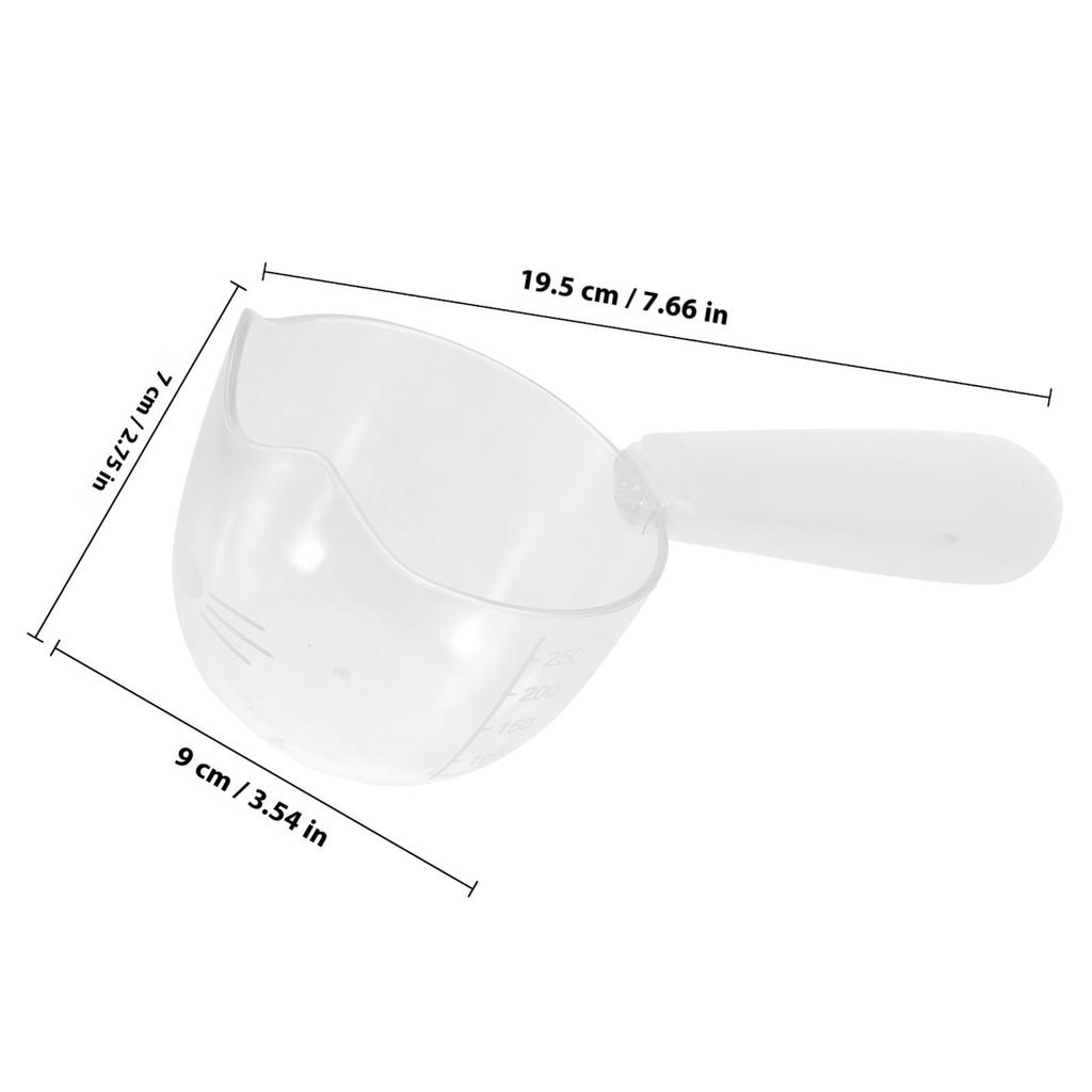 Reusable Plastic Pet Food Spoon Wet Food Clip with Scale Non Slip Dog Cat Feeding Scoop Reusable Spoon Scoop Pet Supply
