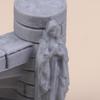 3D-печатное украшение для надгробия, миниатюрный ruined landscape, настольное украшение, D&D, варгейминг, игра, terrain для гробницы, модель лестницы