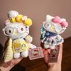 Плюшевые игрушки Hello Kitty 15 см Котенок Китти Мягкая подвеска Брелок Кавайные игрушки Коллекция Хобби Игрушки для Декора Очаровательные Подарки на День Рождения