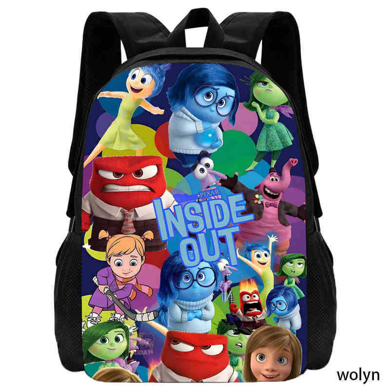Школьный и дорожный рюкзак «Головоломка 2» (Inside Out 2) с отделениями для хранения
