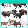 Realistic Animal Figurines Set With Static Design For Childrens Playroom Decor