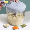 500/900ML Garlic Chopper Manual Rotate Vegetable Cutter Chopper Slicer Fruit Garlic Crusher Kitchen Gadget Blenders Meat Grinder