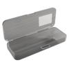 Pencil Case Large Capacity Transparent Plastic Pencil Case Ideal Storage Box for Home School Office Supplies Clear Pencil Case