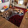 Wild cheetah portrait spotted carpet Yoga living room room decor children's crawling mat doormat area rug games mat