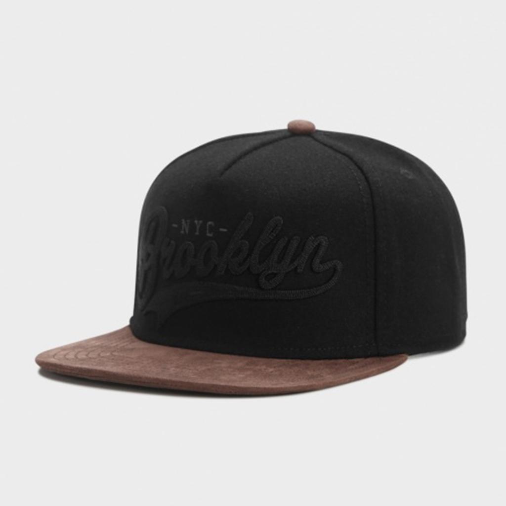 Brooklyn Hip Hop Sports Casual Men'S And Women'S Hats Adjustable Flat-Brimmed Hats Sun Hats Baseball Caps