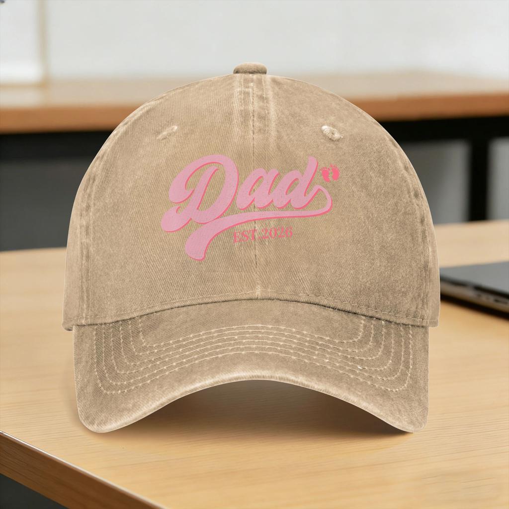 Baseball Cap Soon to Be Daddy of Baby Girl Summer yk Cool Trucker Hat UnisexTeens Print Hunting Sunscreen Snapback Cap
