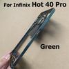 Для Infinix Hot 40 Pro Средняя рамка Передняя панель Рамка лицевой панели С боковой кнопкой Ремонтные запчасти