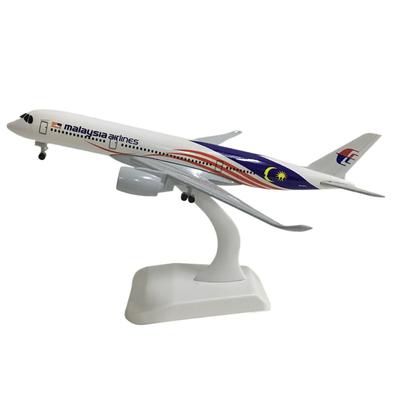20СМ Модель самолета Airbus A350 авиакомпании Malaysia Airlines Металлический литой самолет Коллекционные подарки