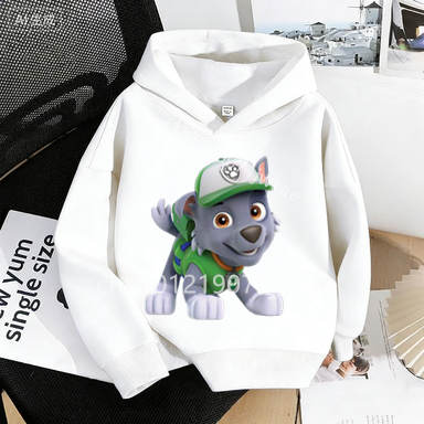 Spring Autumn Paw Patrol Pup Friends Printed Hoodie Sweatshirt Casual Kid Soft Clothes 3-12 Year Boys Girls Toddler Pullover Top