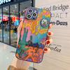 Крутой чехол для телефона Strange Art для iPhone 14 13 12 11 Pro Max X XR XS 8 7 Plus, цветной чехол для телефона из жидкого стекла