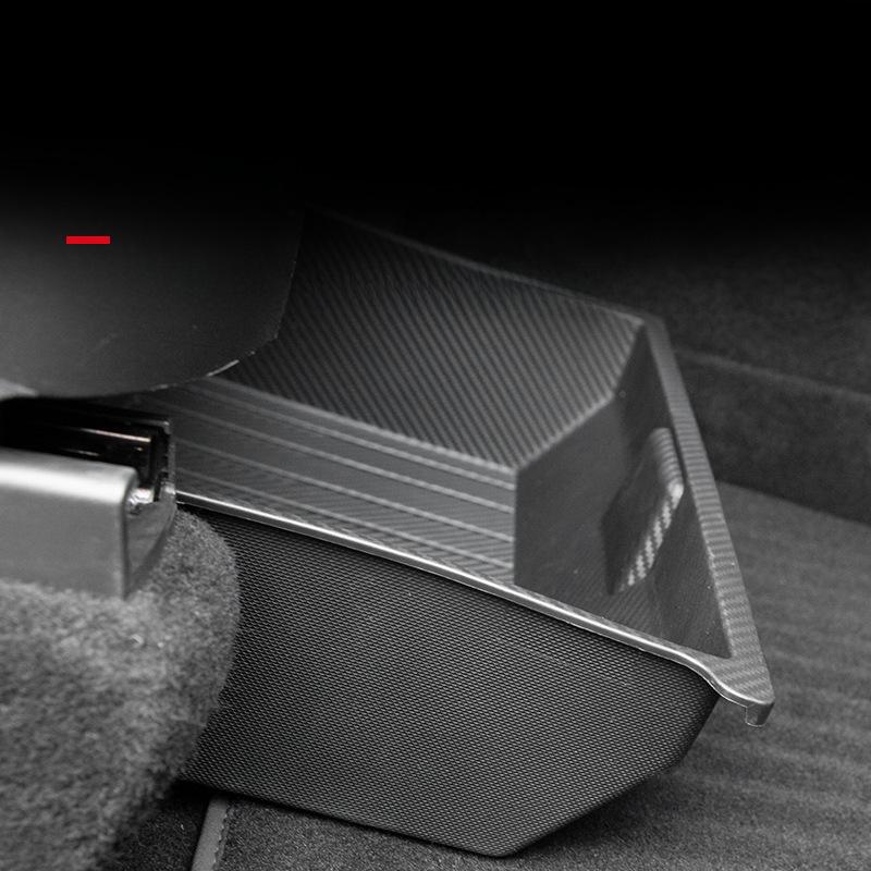 Скрытый выдвижной ящик для хранения под сиденьем Tesla Model Y