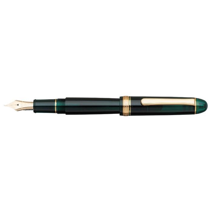 Platinum Pen #3776 Century Fountain Pen, Laurel Green, Fine Nib, PNB-15000#41-2