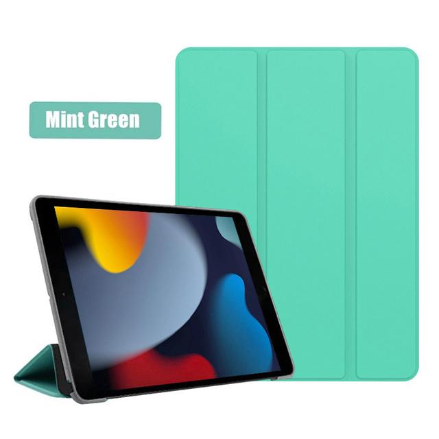 Чехол Funda Ipad 10 дюймов 2 2021, тройной чехол для электронной книги из искусственной кожи для iPad 9 10,2, чехол для планшета, чехол-подставка для iPad 9-го поколения