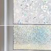 Window Privacy Rainbow Film Static Adhesive Adsorption Plastic 3D Decal Glass Door Insulation Uv Protection