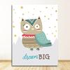 Painting Wall Pictures Kids Room Decor Bear Fox Lion Owl Raccoon Tent Dream Quotes Nordic S And Prints Wall Art Canvas