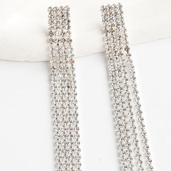 1 пара женских серег с кисточками и цирконием, легкие противоаллергенные серьги, украшения, ювелирные изделия для выпускного вечера, коктейль