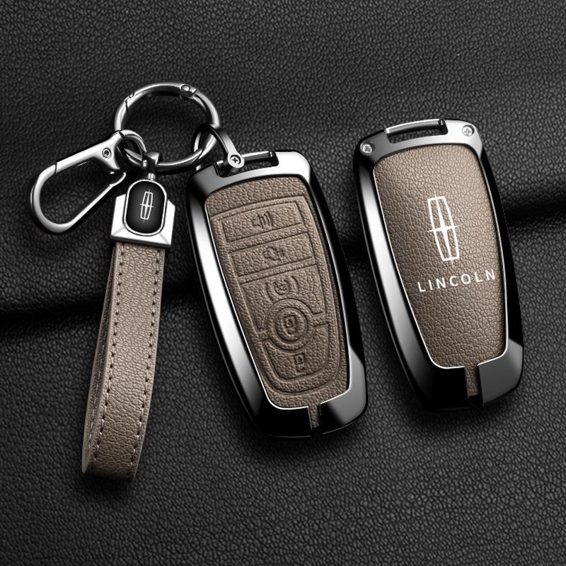 Чехол-брелок для ключа автомобиля из сплава для Lincoln Continental Mkc Mkz Mkx Navigator Z Nautilus Aviator Corsair Брелок