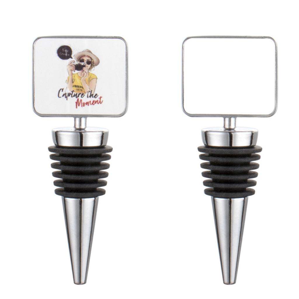 DIY Custom Pattern Printing Metal Red Wine Stopper для консервации и герметизации, Wine Bottle Stopper, Wine Stopper Accessories, Wine Spout