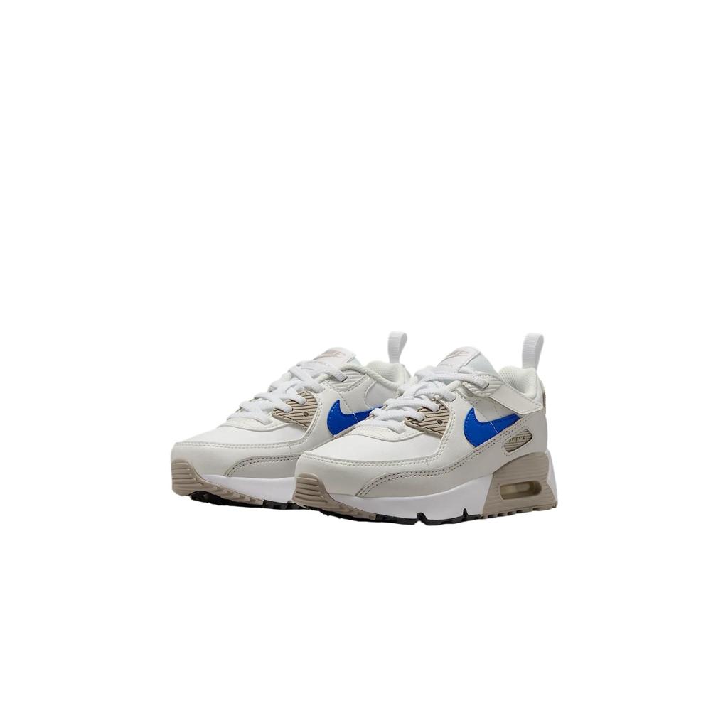 Nike Кроссовки для бега Air Max 90 EasyOn Детские Белый Серый Синий Дети Возраст 3 7 Лет HF6357-105