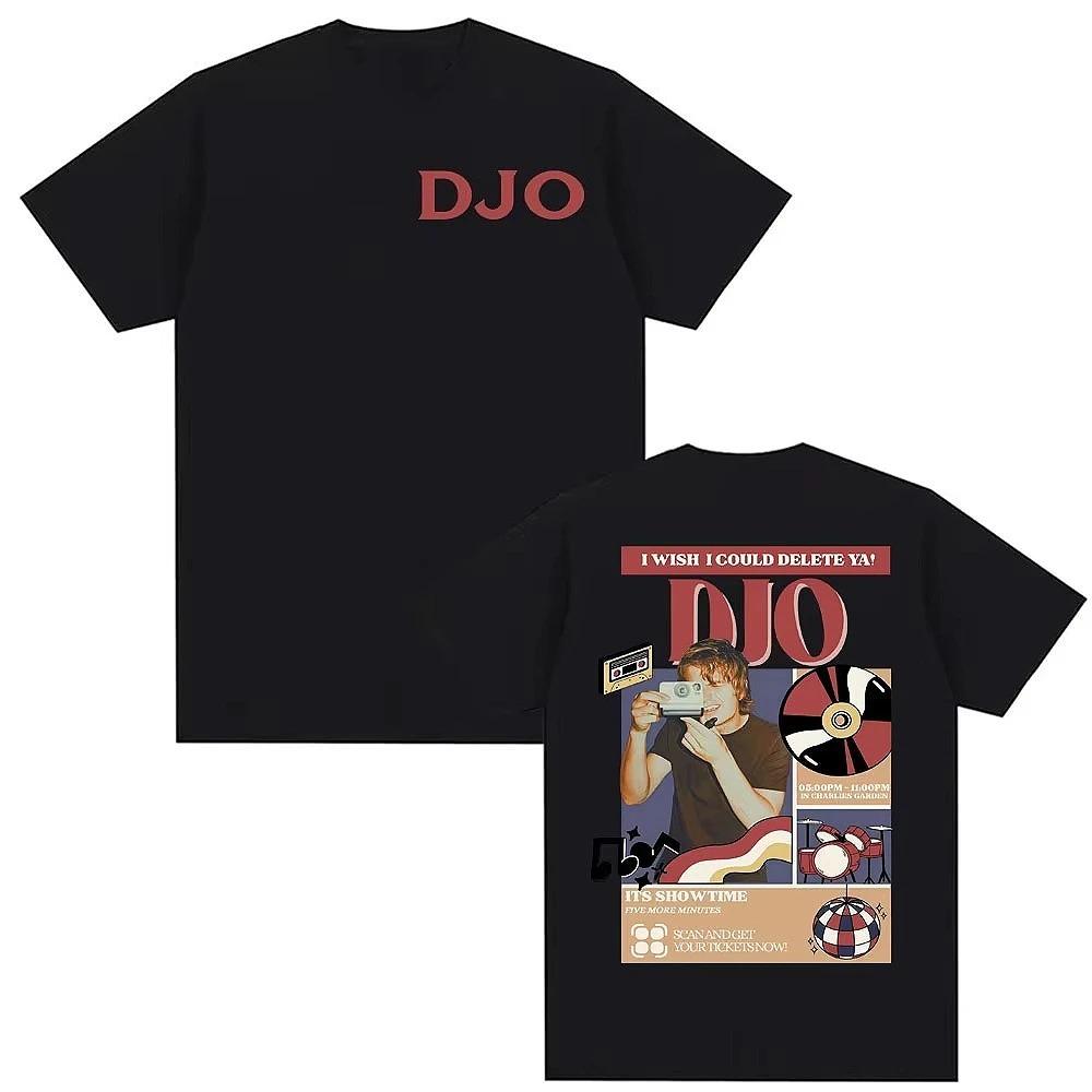 Djo Back on You Tour 2026 Музыкальный Концерт Футболка Джо Керри Подарок Новым Фанатам Футболки Мужские Женские Харадзюку Хлопок Модная Футболка