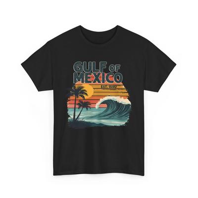 Beach Vibes T-Shirt | Summer Ocean Waves Tee | Gulf of Mexico Beach Vintage