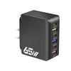 65W Multiport USB Charger Type C Fast Charging Phone Charger Adapter for IPhone Samsung Xiaomi Huawei EU/US/UK Plug Wall Charger