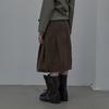 Lcdc Tm Cotton Tailored Midi Skirt (Brown)