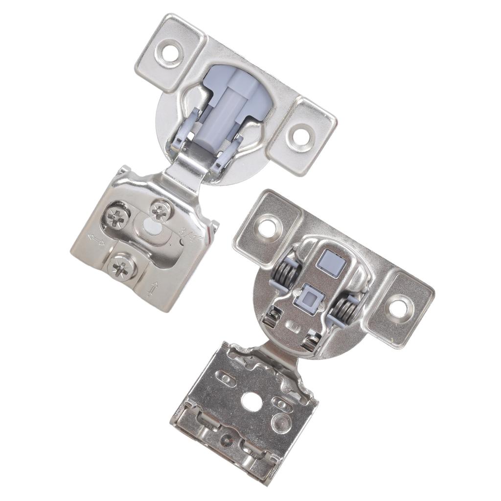 3pcs Soft Close Hinges Overlay Adjustable Face Frame Cabinet Hinges Furniture Door Hinges for Concealed Cupboards