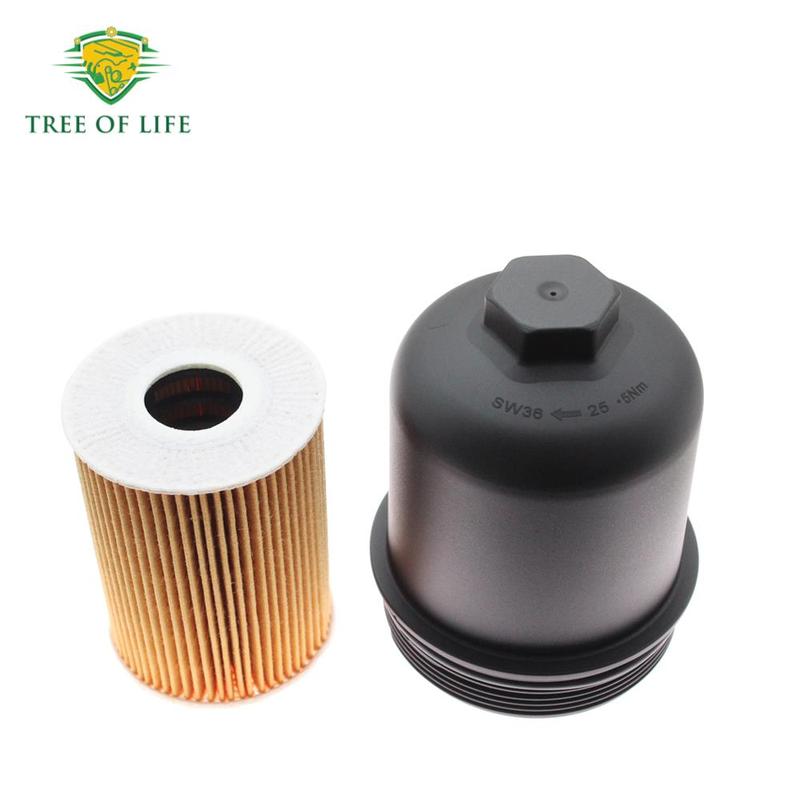 94610702275 New Engine Oil Filter Housing Cover Cap For Porsche Macan 3.6L 3.0L 2015 2016 2017 2018 946.107.022.75