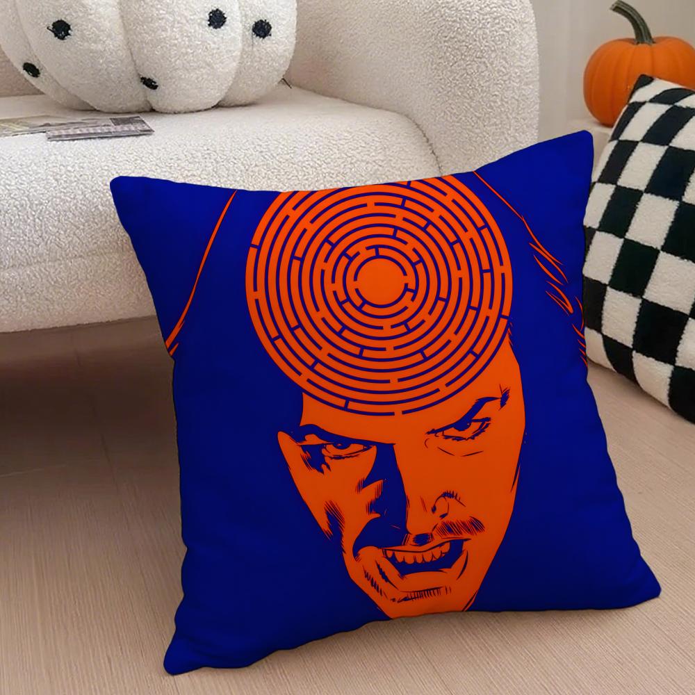 ogreish TThe Shinings Cushion Cover Throw Pillow Cover Hidden Button Durable Polyester Chair Cushion