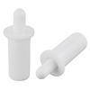 20pcs Shutter Replacement Pin: 20mm Spring Loaded Plastic Bolt - Durable White Blind Maintenance Accessory for Window Repair Enthusiasts