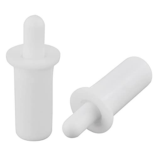 20pcs Shutter Replacement Pin: 20mm Spring Loaded Plastic Bolt - Durable White Blind Maintenance Accessory for Window Repair Enthusiasts