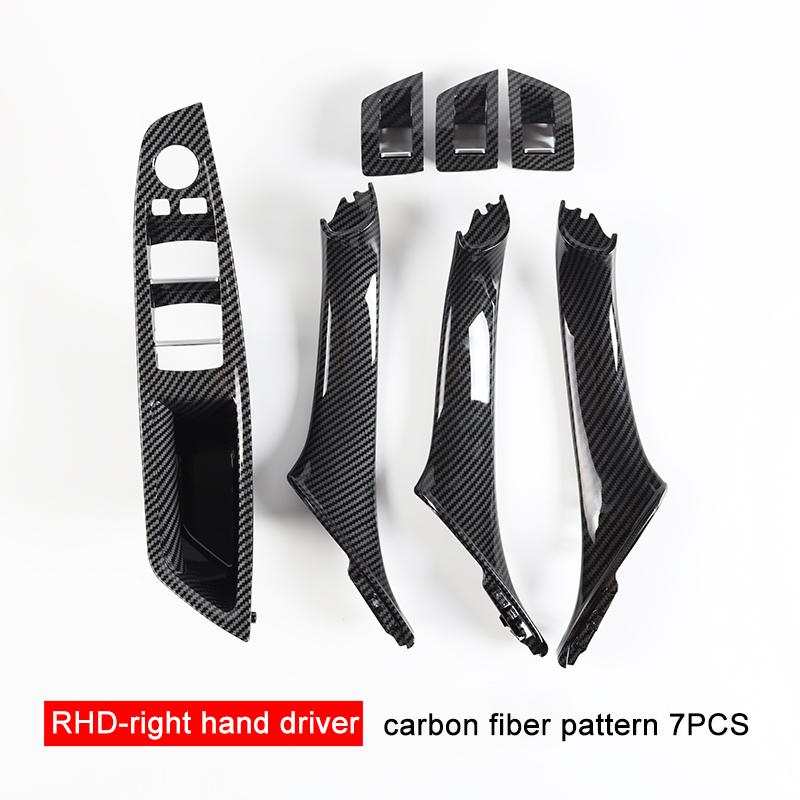Left Right Hand Drive 7PCS For BMW 5 series F10 F11 520i 523i 525i Car Interior Replacement Inner Door Handle Panel Pull Trim