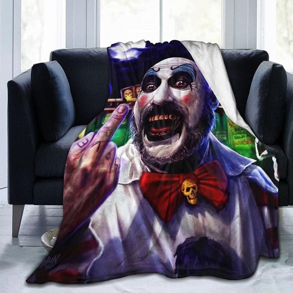 Одеяло из фильма ужасов, супермягкое фланелевое одеяло, легкое и удобное для дивана, дивана, забавное рождественское одеяло