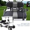 Чехлы на переднее сиденье гольф-кара, подходят для EZGO TXT 1994-2013, Стирка, Дышащая сетчатая ткань, Регулируемый чехол на сиденье для гольф-кара, Черный и серый