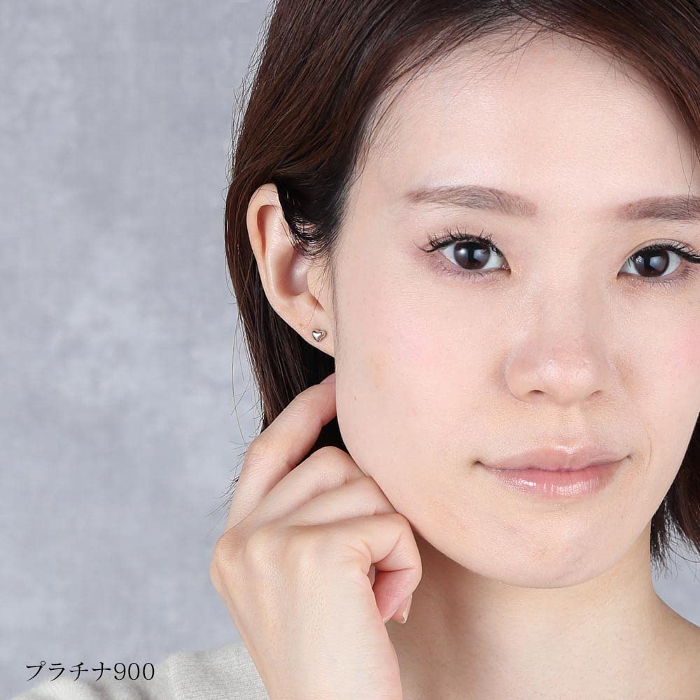 Платиновые серьги Серьги-сердечки для женщин Популярный металл Аллергенный бренд Pt900 Гарантия 3 года включена