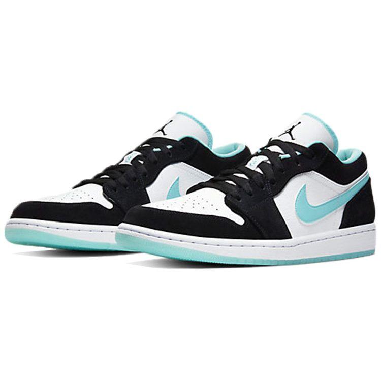 Кроссовки унисекс Air Jordan 1 Low Island Green Teal White Black CQ9828-131